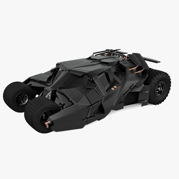 3d model realistic batmobile tumbler - Batmobile Tumbler by 3d_molier
