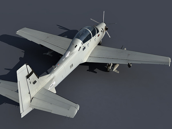 3d obj embraer emb 314 - Embraer EMB 314 / A-29 Super Tucano by Eric.Levi
