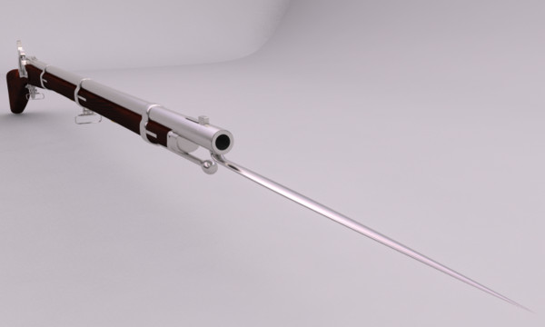 1861 Springfield Musket Rifle 3D Models