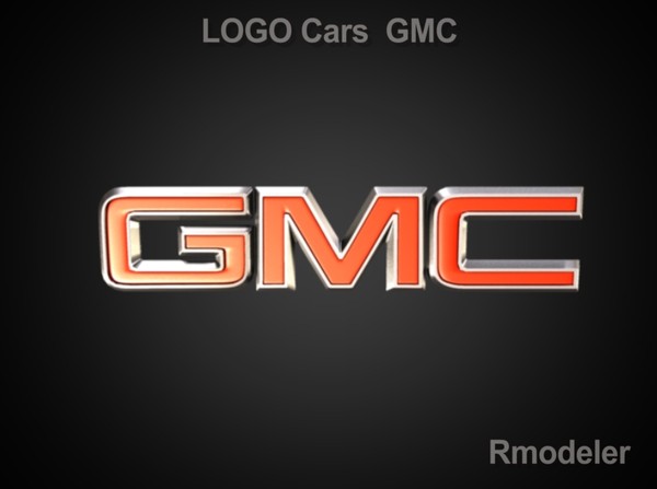 gmc vehicles 3d model - GMC 3d Logo by Serega Rozhnov