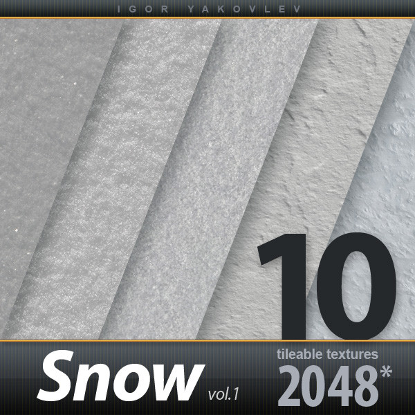 Snow Textures 2048x2048 vol.1
