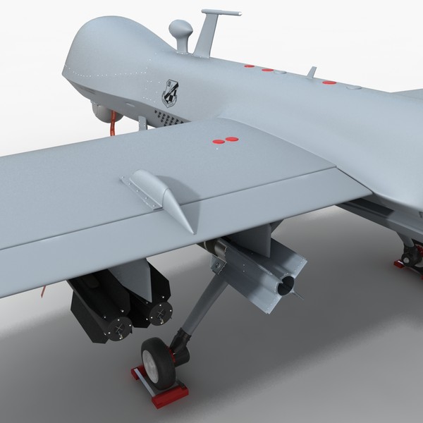 mq-9 predator 3d max - MQ-9 Predator by HD_Ready