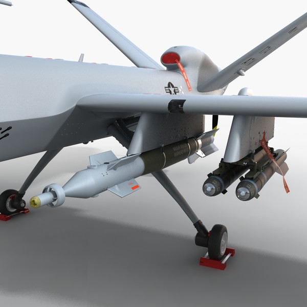 mq-9 predator 3d max - MQ-9 Predator by HD_Ready