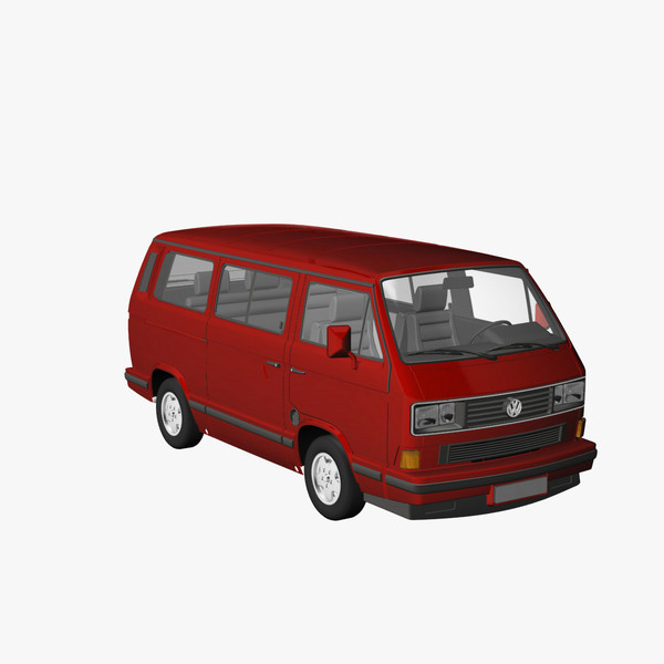 3d 3ds t3 bus edition - VW T3 Last Edition 1992 by DreiDe