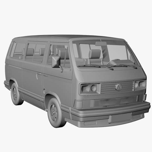 3d 3ds t3 bus edition - VW T3 Last Edition 1992 by DreiDe
