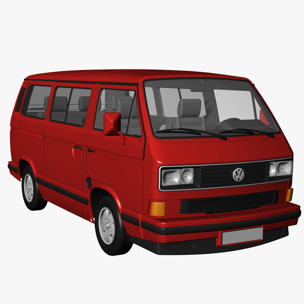 3d 3ds t3 bus edition - VW T3 Last Edition 1992 by DreiDe