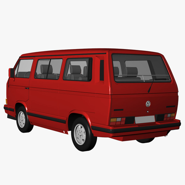3d 3ds t3 bus edition - VW T3 Last Edition 1992 by DreiDe
