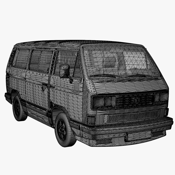 3d 3ds t3 bus edition - VW T3 Last Edition 1992 by DreiDe