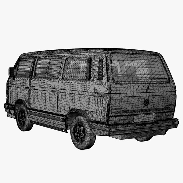 3d 3ds t3 bus edition - VW T3 Last Edition 1992 by DreiDe