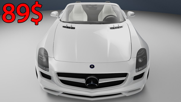 max mercedes benz sls amg - Mercedes Benz SLS AMG Roadster 2011 by quads_tris_and_ngons