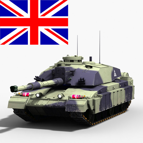 Challenger 2 MBT 3D Models