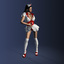 Hot Nurse Rig Animate Dancing