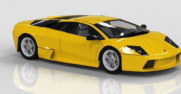 3ds lamborghini murcielago - Lamborghini Murcielago by jjxp