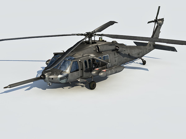 3d 3ds mh60 blackhawk - MH60 Blackhawk 3d model by Eric.Levi