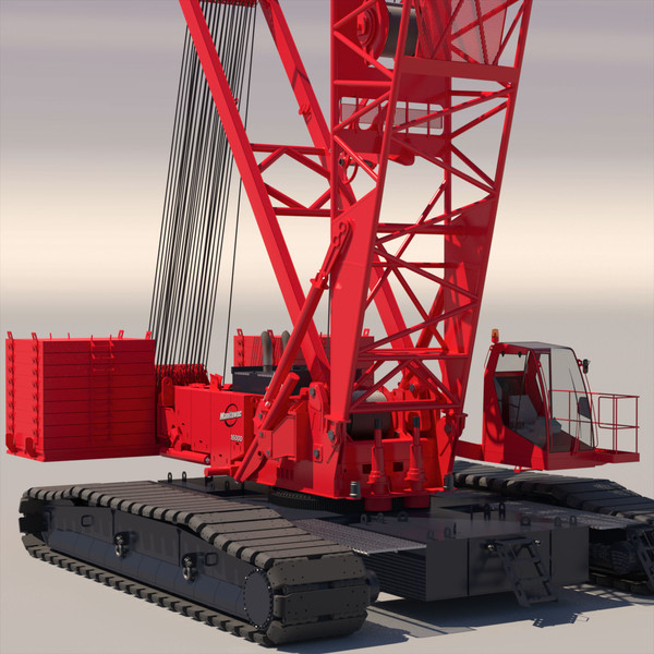 Manitowoc 16000 Crawler Crane 3D Models