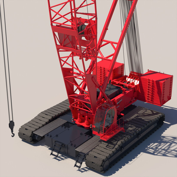 3d 3ds manitowoc 16000 crawler crane - Manitowoc 16000 Crawler Crane by ArqArt3D