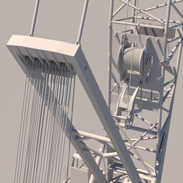 3d 3ds manitowoc 16000 crawler crane - Manitowoc 16000 Crawler Crane by ArqArt3D