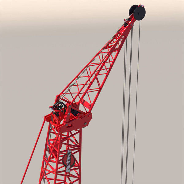 3d 3ds manitowoc 16000 crawler crane - Manitowoc 16000 Crawler Crane by ArqArt3D