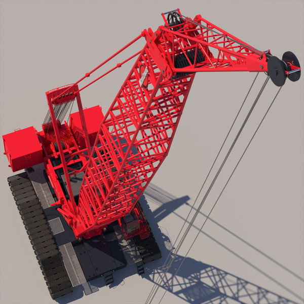3d 3ds manitowoc 16000 crawler crane - Manitowoc 16000 Crawler Crane by ArqArt3D
