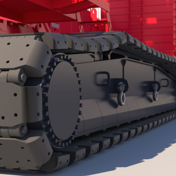 3d 3ds manitowoc 16000 crawler crane - Manitowoc 16000 Crawler Crane by ArqArt3D