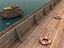 ship metal handrail textured