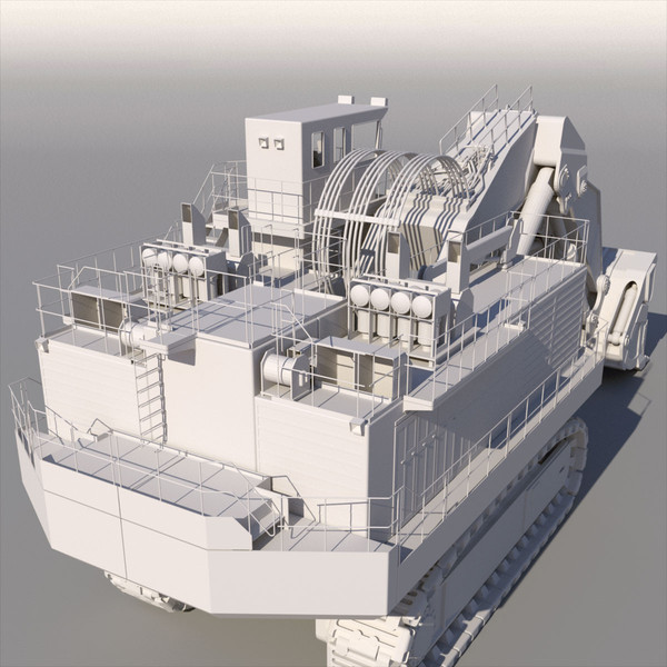 hitachi ex8000 3ds - HITACHI EX8000 by ArqArt3D