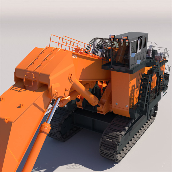 hitachi ex8000 3ds - HITACHI EX8000 by ArqArt3D