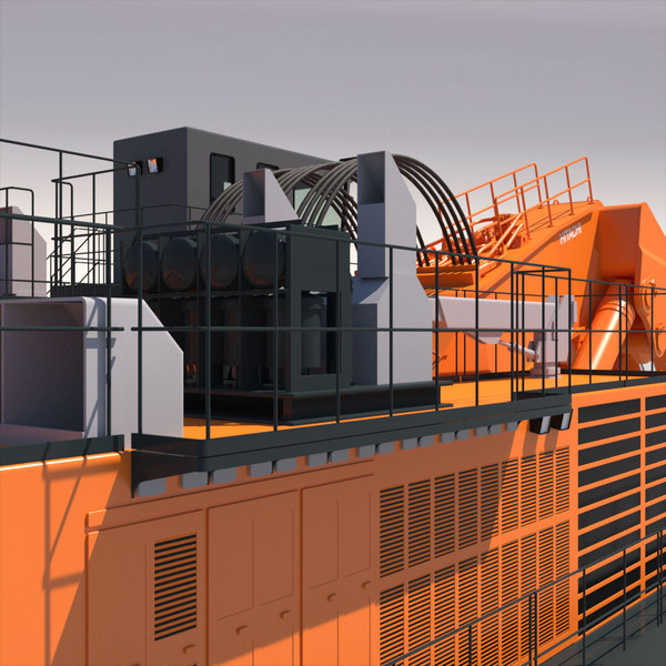 hitachi ex8000 3ds - HITACHI EX8000 by ArqArt3D