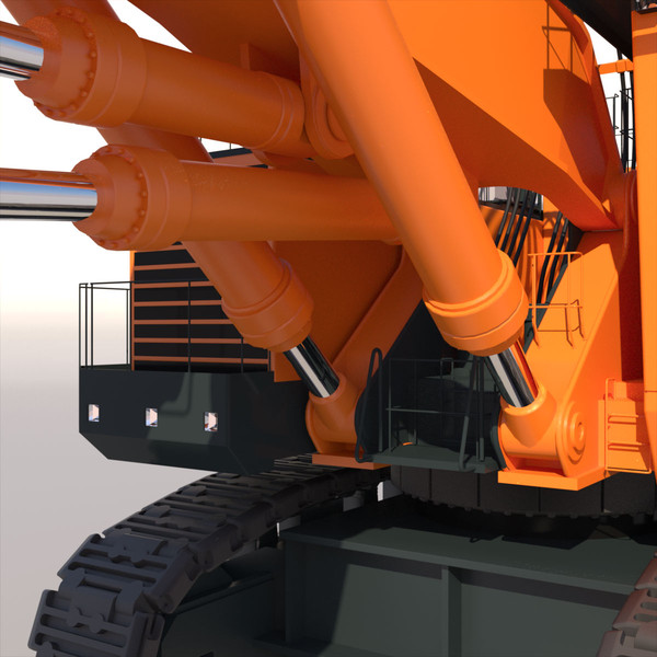 hitachi ex8000 3ds - HITACHI EX8000 by ArqArt3D