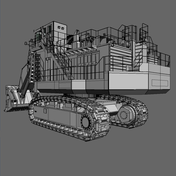 hitachi ex8000 3ds - HITACHI EX8000 by ArqArt3D