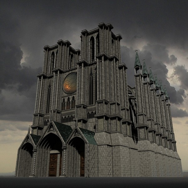 3ds max cathedral - Cathedral by jfliesenborghs