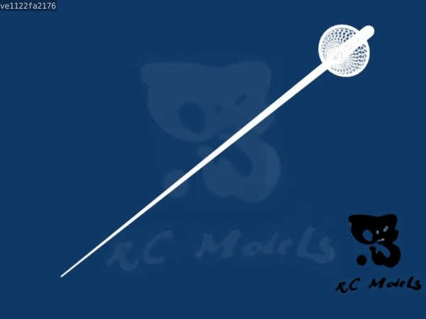 fencing foil 3d model - fencing foil by tywysogc