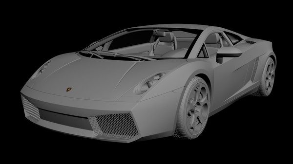 3d model 2003 gallardo - Lamboghini Gallardo 2003 by cg.laboratory