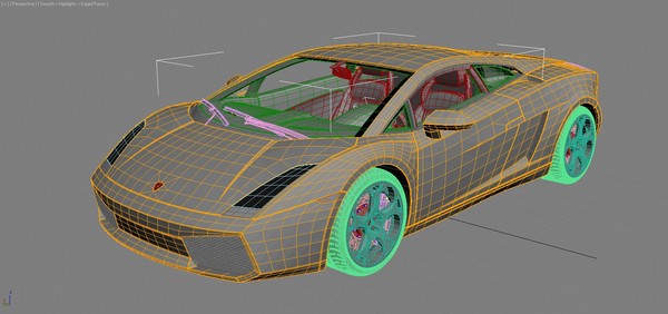 3d model 2003 gallardo - Lamboghini Gallardo 2003 by cg.laboratory