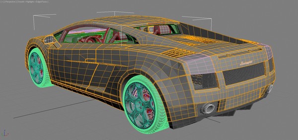 3d model 2003 gallardo - Lamboghini Gallardo 2003 by cg.laboratory