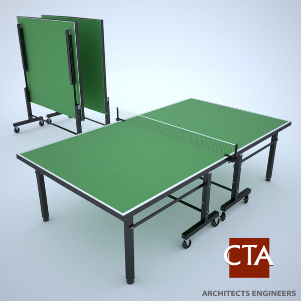 Ping Pong Table 3D Models