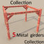 metal girder textured