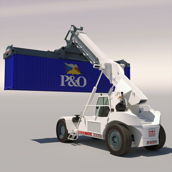 Super stacker TEREX TFC 45 3D Models