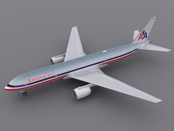 max aircraft aa - 777-200 - AA by foxxhound