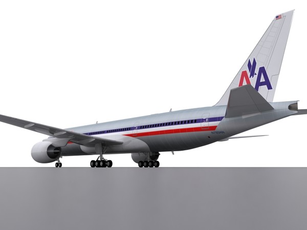 max aircraft aa - 777-200 - AA by foxxhound