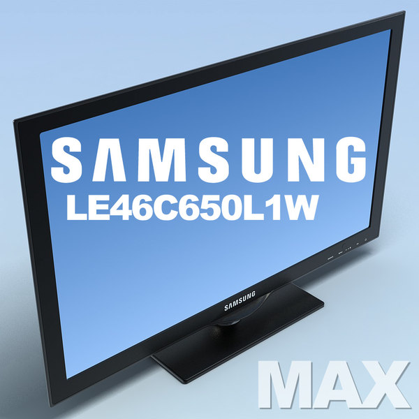 max tv samsung le46c650l1w - TV SAMSUNG LE46C650L1W MAX by 3DLocker
