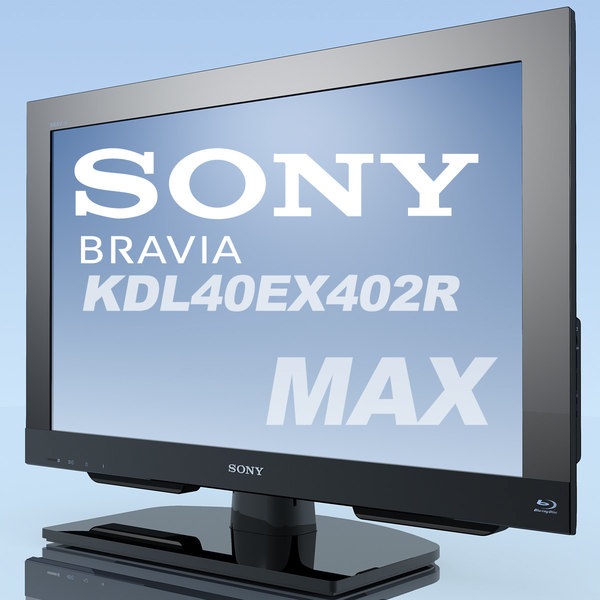 TV SONY Bravia KDL-40EX402R MAX 3D Models