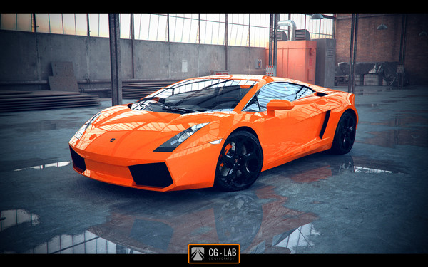 3d model 2003 gallardo - Lamboghini Gallardo 2003 by cg.laboratory