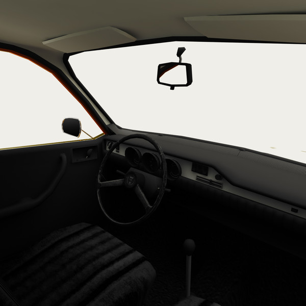 1973 renault 12 tl 3d model - Renault 12 TL (Dacia 1300) by SamJigga