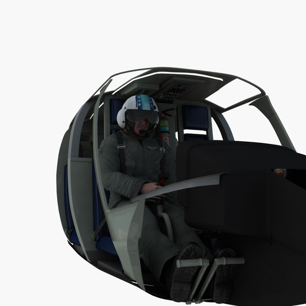 bell helicopter police 3d max - Bell Jetranger 206 Police Helicopter by dynamo3D