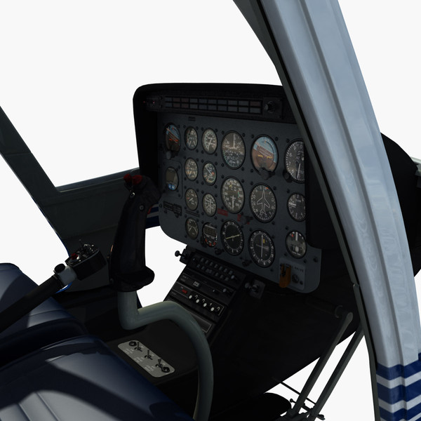 bell helicopter police 3d max - Bell Jetranger 206 Police Helicopter by dynamo3D