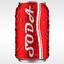Soda Can With Water Droplets