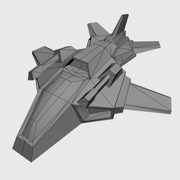 3d 8 small space ships - 8_small_space_ships.rar by Angryfly