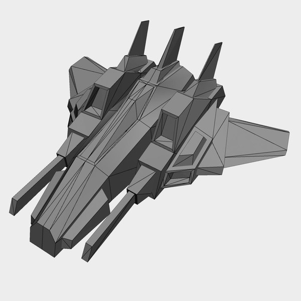 3d 8 small space ships - 8_small_space_ships.rar by Angryfly