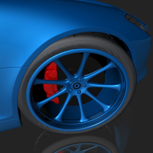 3d 3ds wheel - Wheel 1 by AtomArts